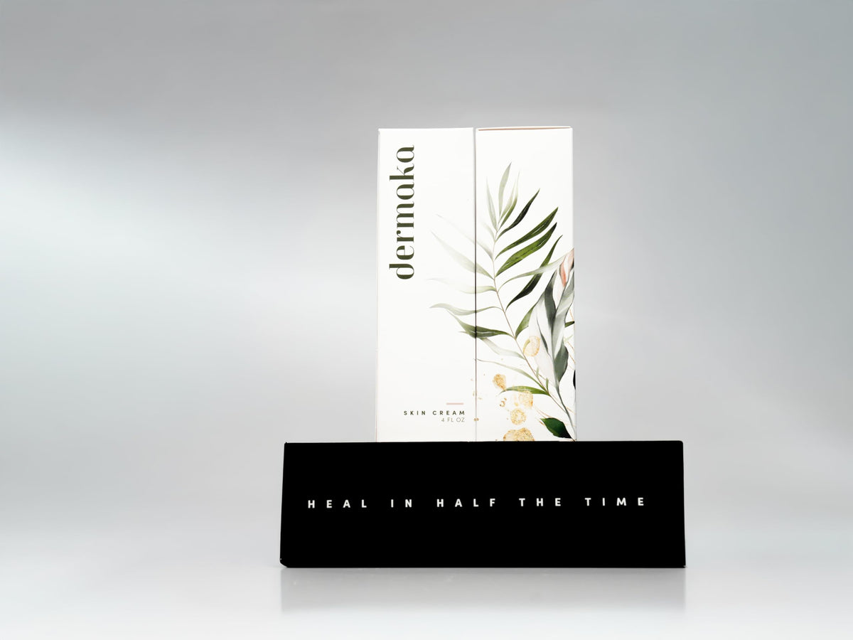 Vitamin A and E enriched Dermaka Cream for moisturizing face and body.