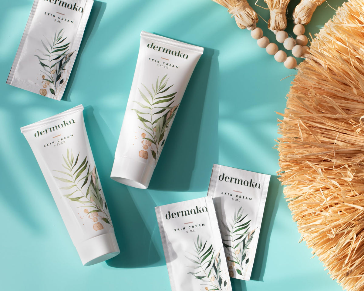 Dermaka non-greasy formula absorbs quickly with no residue.