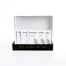 Dermaka skin cream packet 5ml for convenient travel hydration.