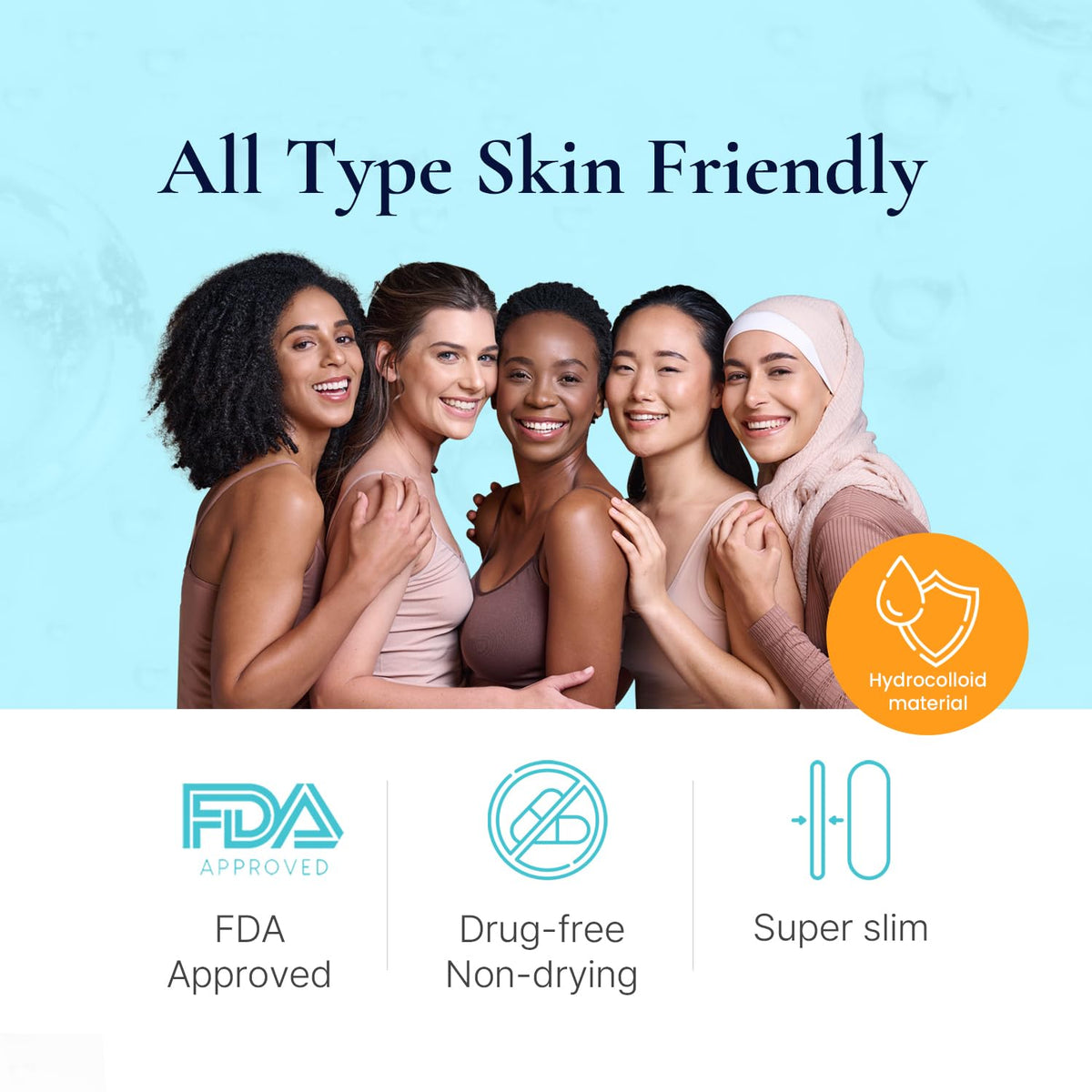 DERMAKR travel-friendly packaging for easy on-the-go acne patch touch-ups.