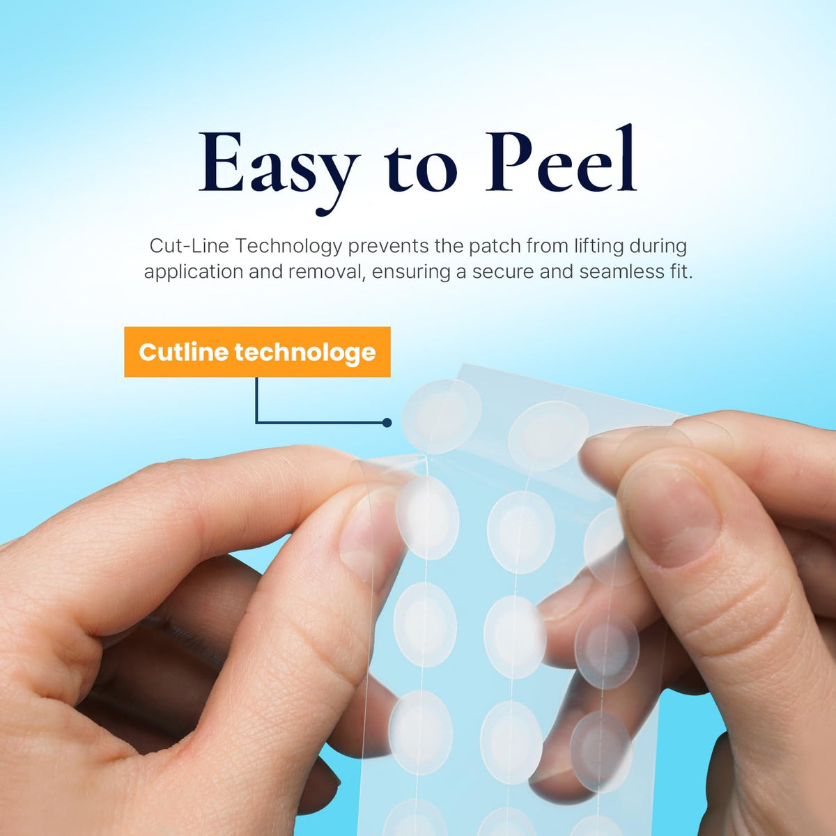 DERMAKR waterproof acne patch stays secure during daily activities.