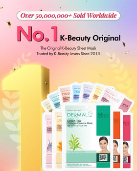 DERMAL 78 combo pack variety masks display for hydrating skin