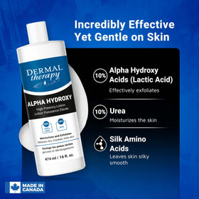 Dermal Therapy Alpha Hydroxy Lotion body-use scene on arms and legs.