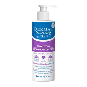 Dermal Therapy extra-strength 5% AHA 10% urea bottle ready for deep hydration