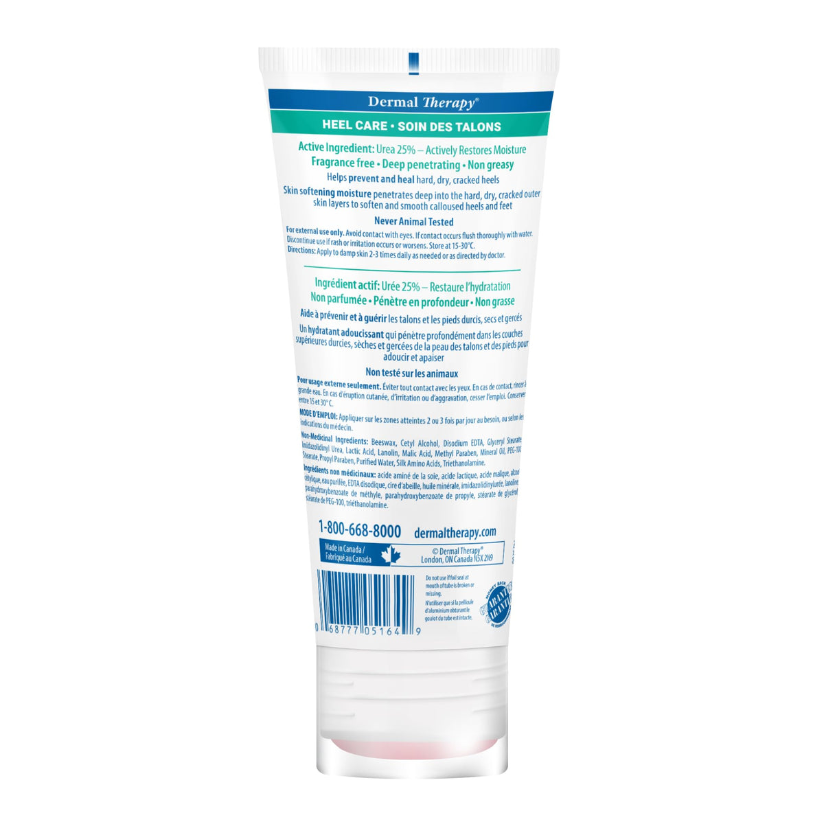 Dermal Therapy Foot Cream for dry skin softens rough areas for smoother feet