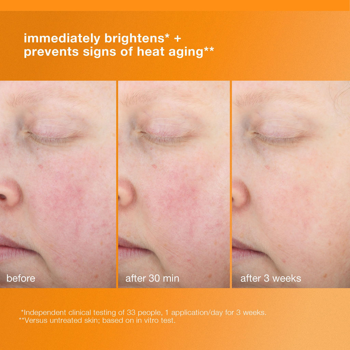 Dermalogica BioLumin-C SPF 50 application steps for morning routine.