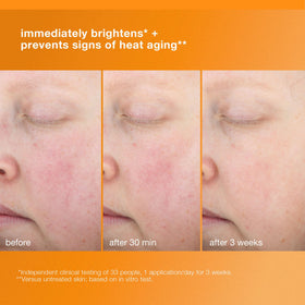 Dermalogica BioLumin-C SPF 50 application steps for morning routine.