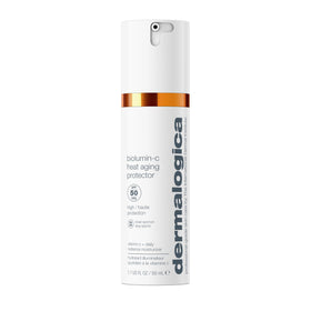 Dermalogica BioLumin-C SPF 50 bottle highlights daily sun defense.