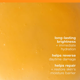 Dermalogica BioLumin-C Night Restore dropper reveals serum texture for evening use.