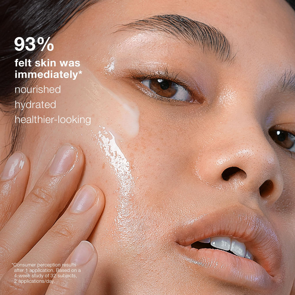 Dermalogica Dynamic Skin Strengthening Serum texture closeup with rich, lightweight feel.