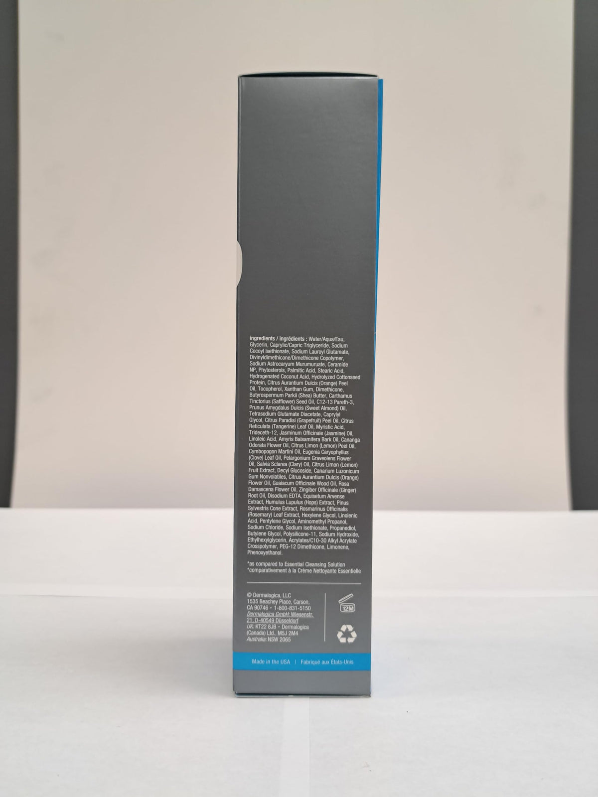 Dermalogica Intensive Moisture Cleanser ingredients-bio-replenish-complex emphasizes nourishing blend.