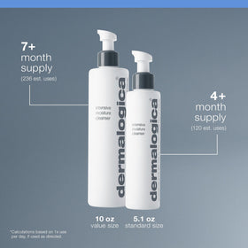 Dermalogica Intensive Moisture Cleanser swatch illustrates nourishing formula for daily care.