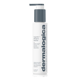 Dermalogica Magnetic AfterGlow Cleanser bottle with pump for a hydrating cleanse.