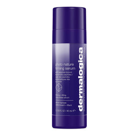 Dermalogica Phyto-Nature Serum bottle close-up for smoother, firmer-looking skin.