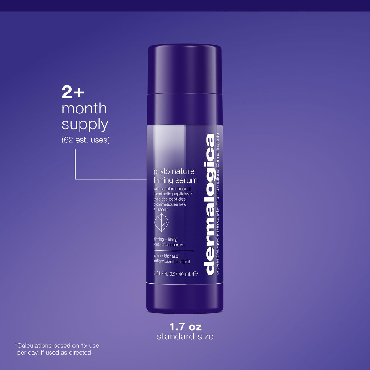 Dermalogica Phyto-Nature Serum glow on skin after application.