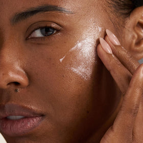 Apply Prisma Protect on the face for moisture and UV defense.