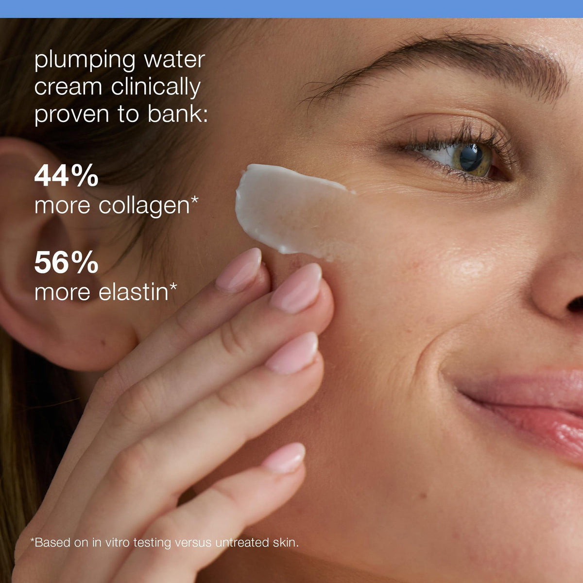Dermalogica Pro Collagen Banking Water Cream packaging on shelf.