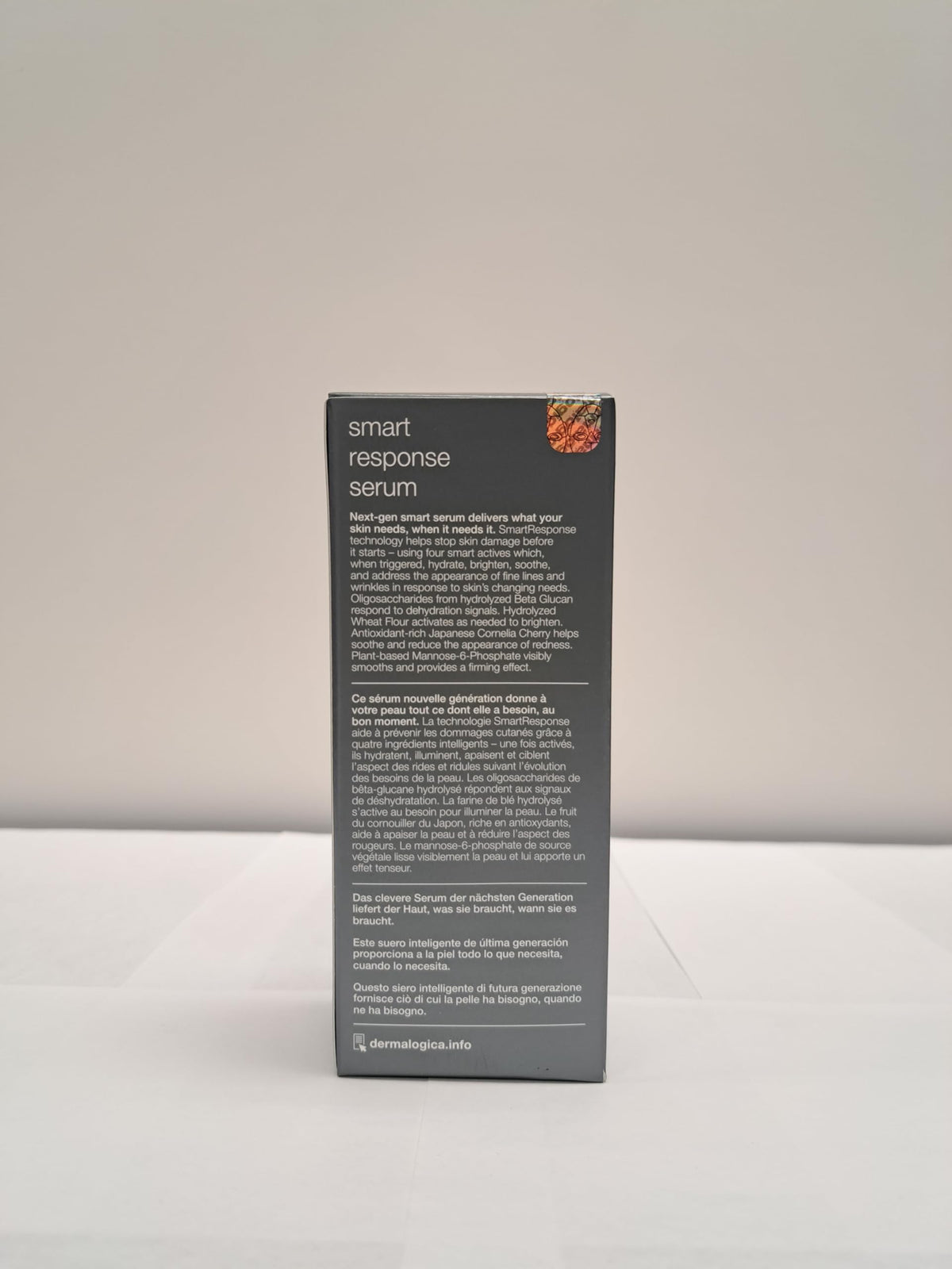 Dermalogica Smart Response Serum night-time application — supports calm and rest