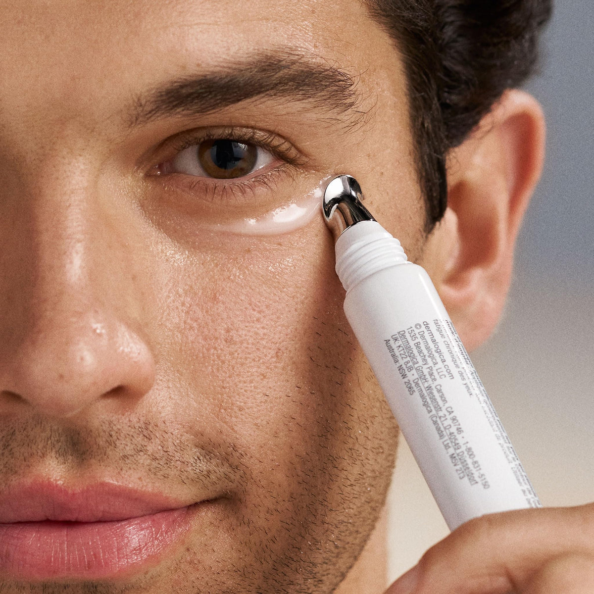 Dermalogica eye area glows with Wild Indigo Seed Extract for brightness.