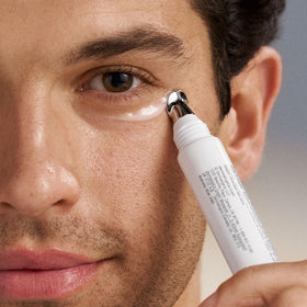 Dermalogica eye area glows with Wild Indigo Seed Extract for brightness.