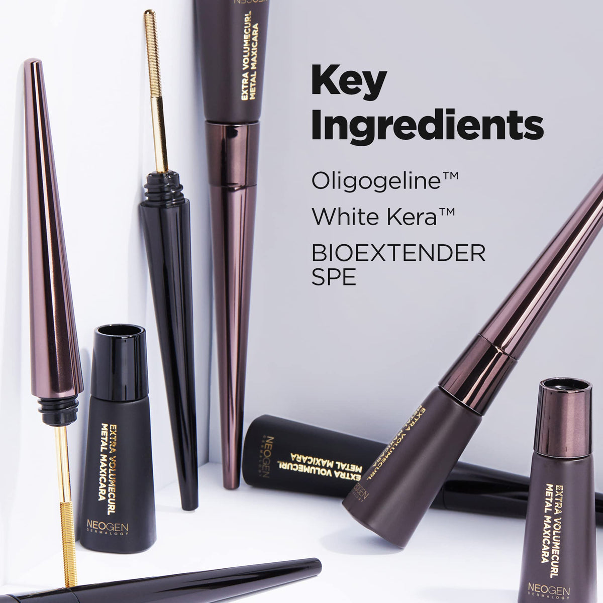 DERMALOGY mascara removal with compatible remover for easy cleansing.