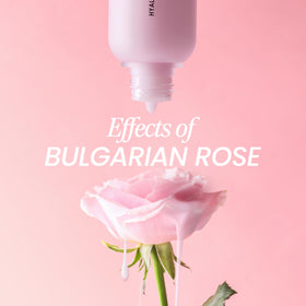 DERMALOGY Hyal Glow Rose Essence 1500ppm Bulgarian Damask rose extract boosts vitality