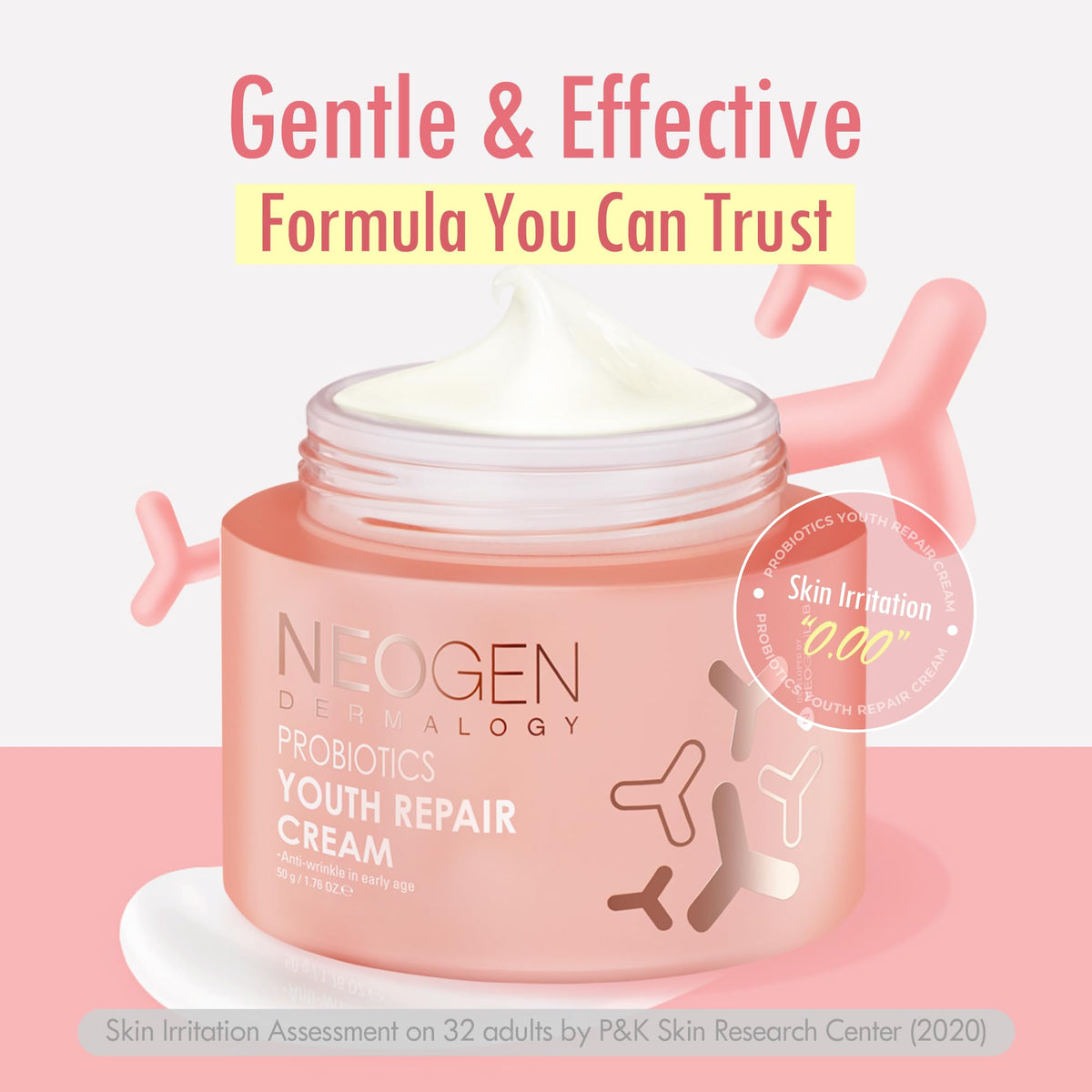 DERMALOGY moisture boost and soothing application for calm, hydrated skin.