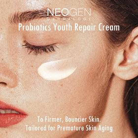 DERMALOGY by NEOGENLAB label detail showing Superprobiotics blend for skin resilience.