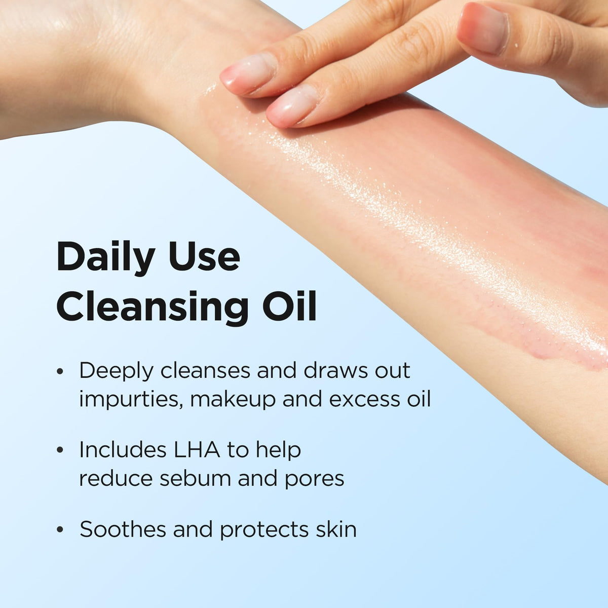 DERMALOGY by NEOGENLAB Calming Cleansing Oil in routine shot—part of your skincare sequence.