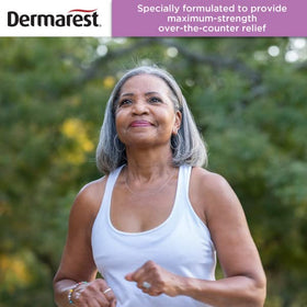 Dermarest NPF recognition badge communicates endorsement for psoriasis care.