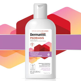 Dermarest zinc complex label signals scalp-scale control without fragrance.