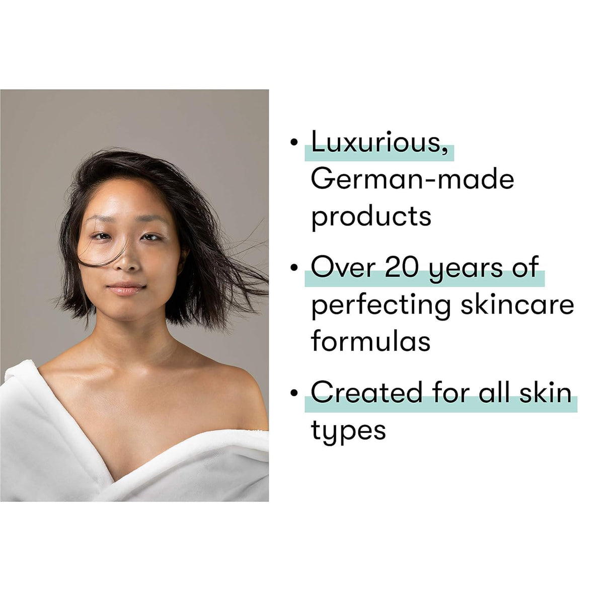 Vitamin E helps enhance radiance after use.