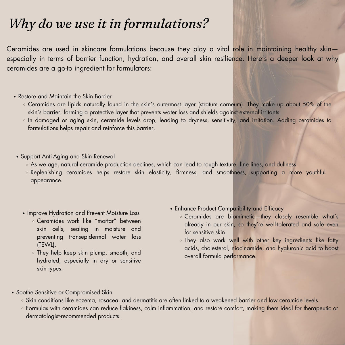 Dermaskin Labs Ceramide 3 Powder packaging-ready for cosmetic formulations.