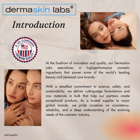 Dermaskin Labs Ceramide Concentrate in the oil phase ensures solubility in emulsions.