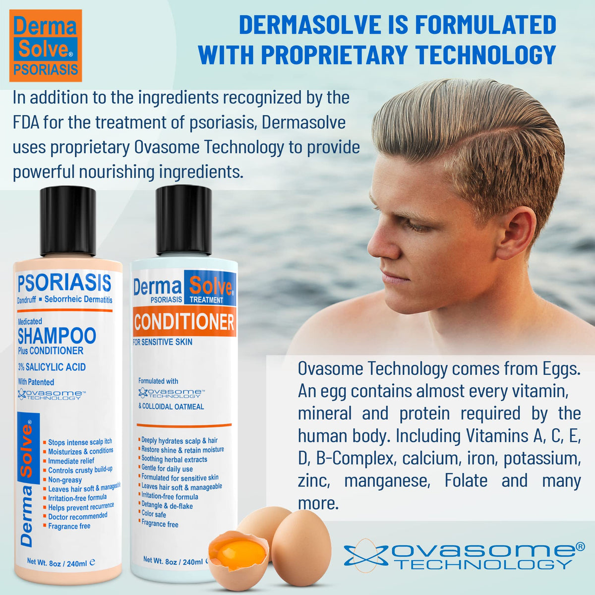 Dermasolve USA-made label emphasizing quality and origin.