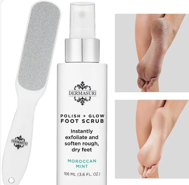 Dermasuri sandal-ready feet showcase ready-to-wear confidence after pedicure.