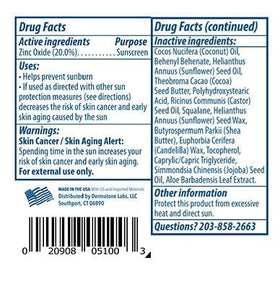 Dermatone sunscreen suitable for face and body use during sports and adventures.