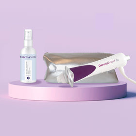 DermaVital Pre-Face Treatment bottle primes skin for absorption