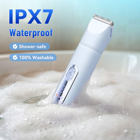 DermaWave rotary razor delivers quick, close shaves on larger areas.