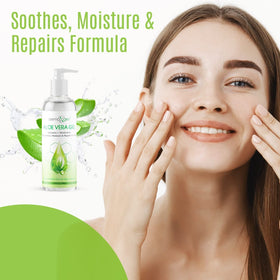 DERMAXGEN Aloe Vera Gel packaging design and eco-friendly bottle