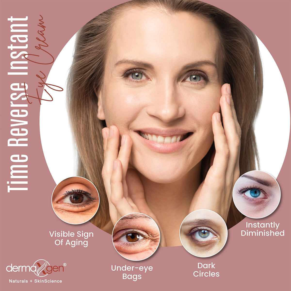 DERMAXGEN Instant Eyelift Cream targets under-eye area to reduce puffiness