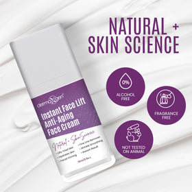 DERMAXGEN easy-apply swatch illustrating fast absorption on clean skin