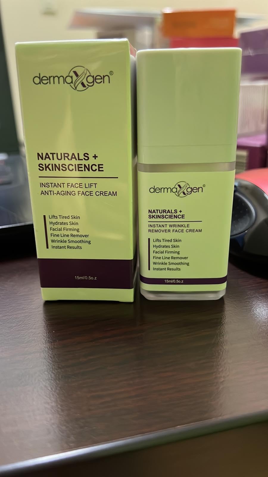 DERMAXGEN peptide-based formula with plant ingredients for gentle daily care