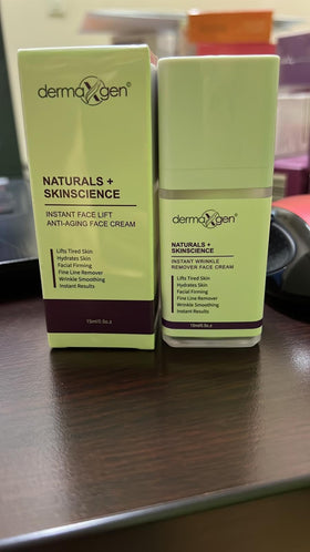 DERMAXGEN peptide-based formula with plant ingredients for gentle daily care