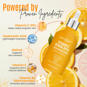 DERMAXGEN Organic extracts close-up illustrate natural antioxidant shield for skin.