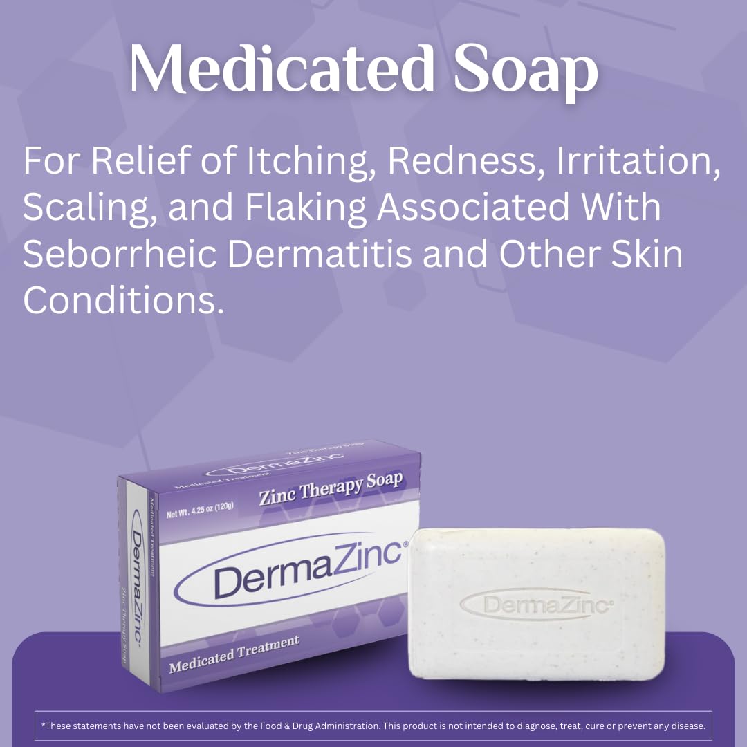 Rinse-off feel after washing with DermaZinc therapy soap.