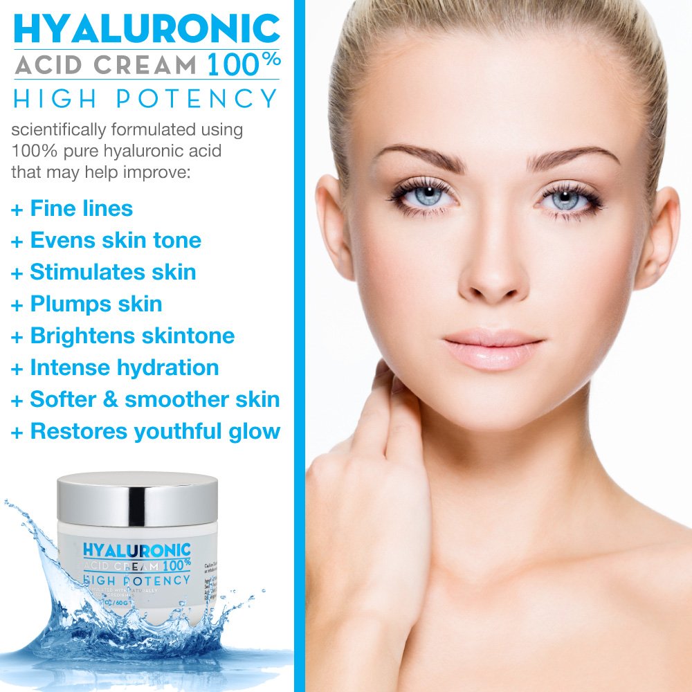 Dermedicine Hyaluronic Acid Cream jar with jojoba oil suggests plump, soft skin