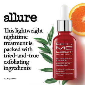 Dermelect ingredients highlight glycolic, salicylic acids and vitamin C for renewal.