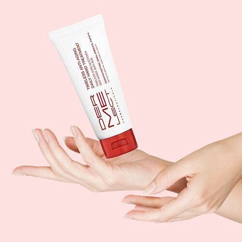 Dermelect Timeless Hand Treatment anti-aging glow visible on skin over time