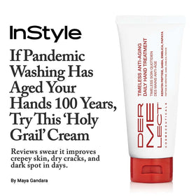 Dermelect Timeless Hand Treatment brightening complex helps even skin tone